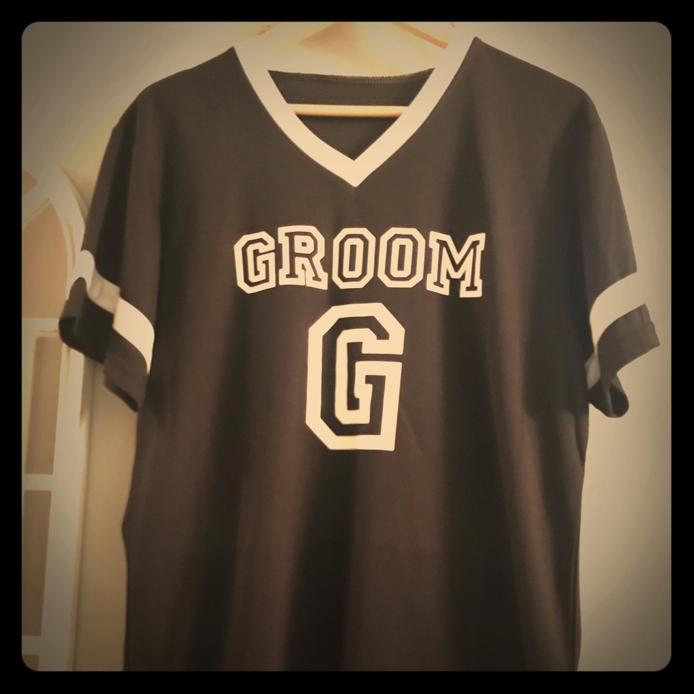 David’s Bridal Groom Jersey in Medium
